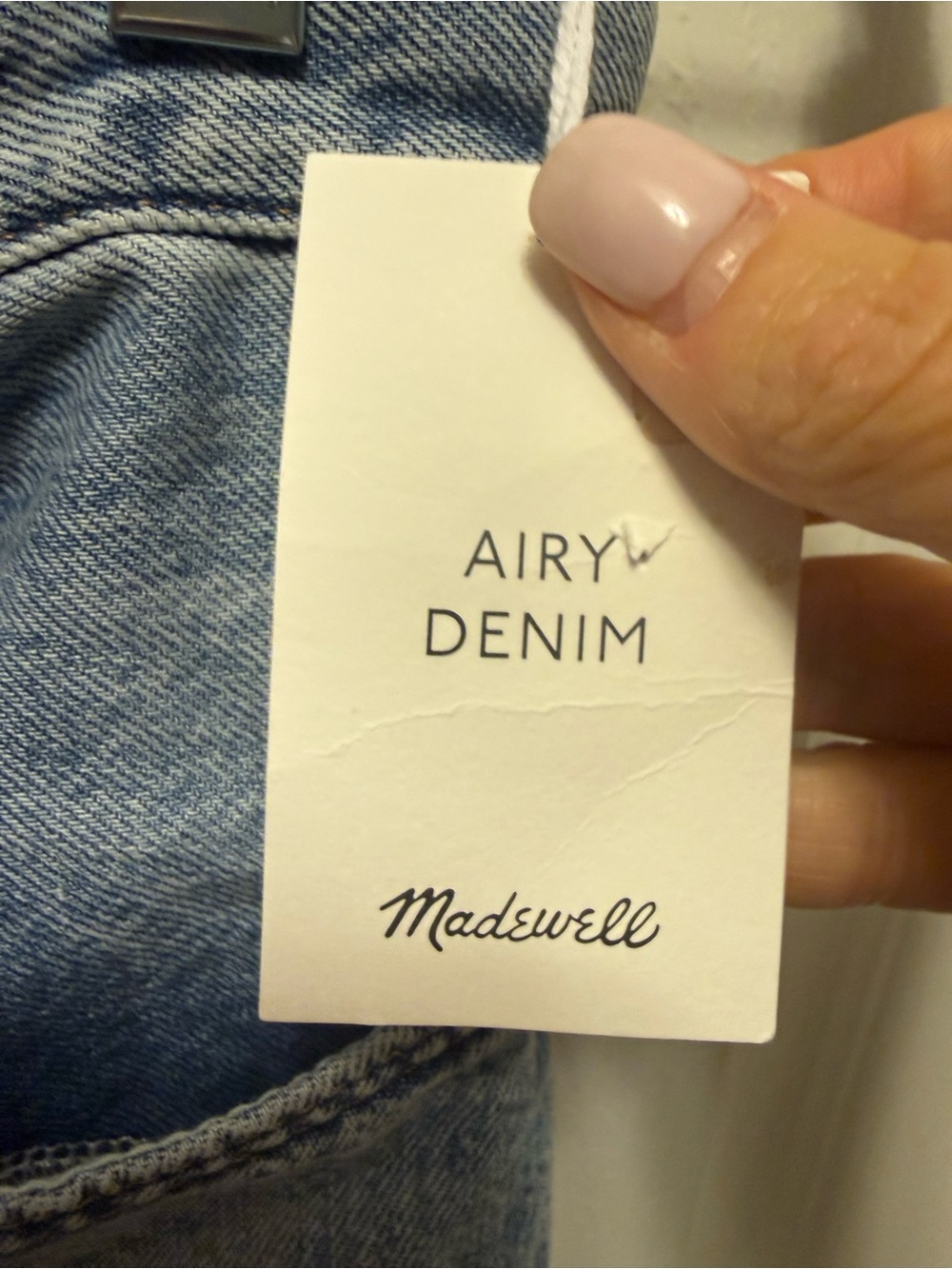 Madewell Airey Denim Faded Light Blue High-Rise Wide Leg Jeans - Picture 3 of 8